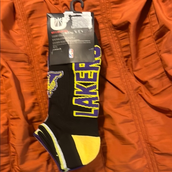 Lakers Gray Low Cut Socks - Picture 2 of 2